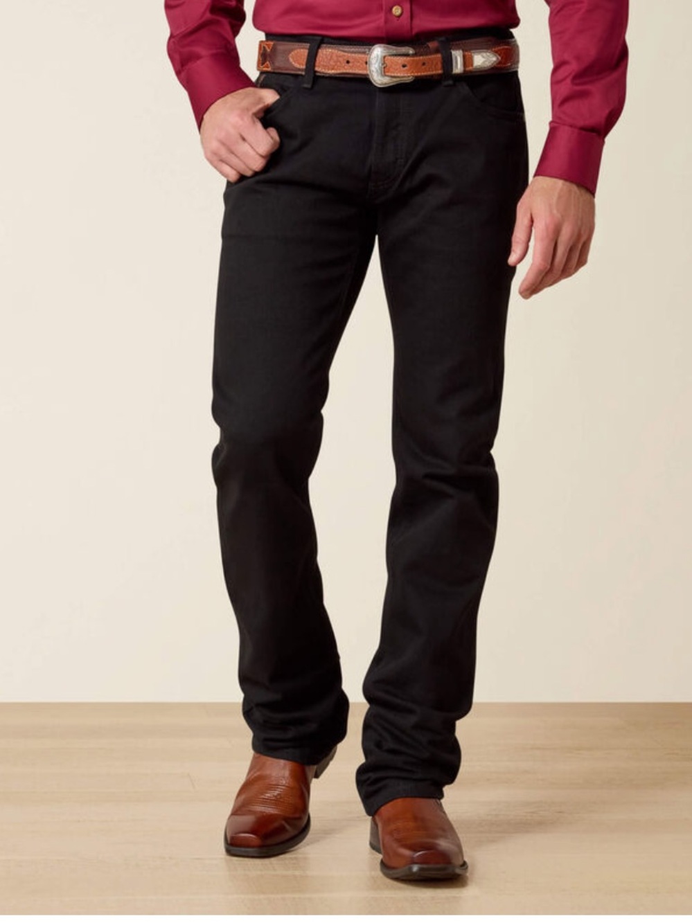 Ariat Men’s Black Bootcut Jeans